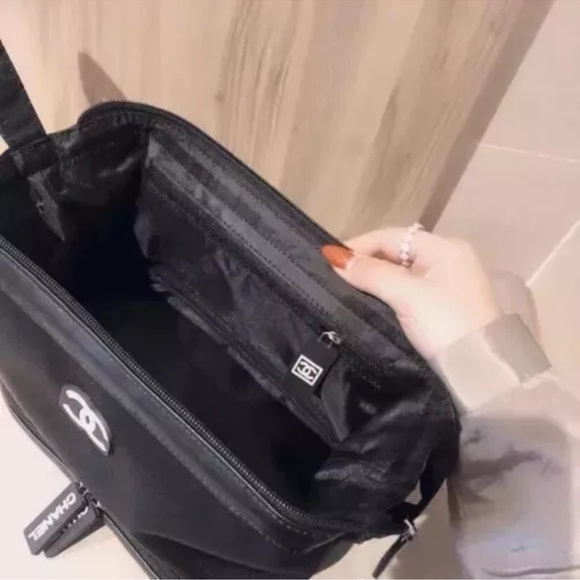 Chanel Black Cosmetic Bag - Picture 2 of 5